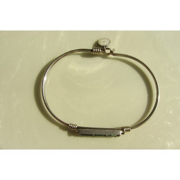 Luca + Danni May Birthstone Minimalist Bangle Bracelet - Picture 3 of 5